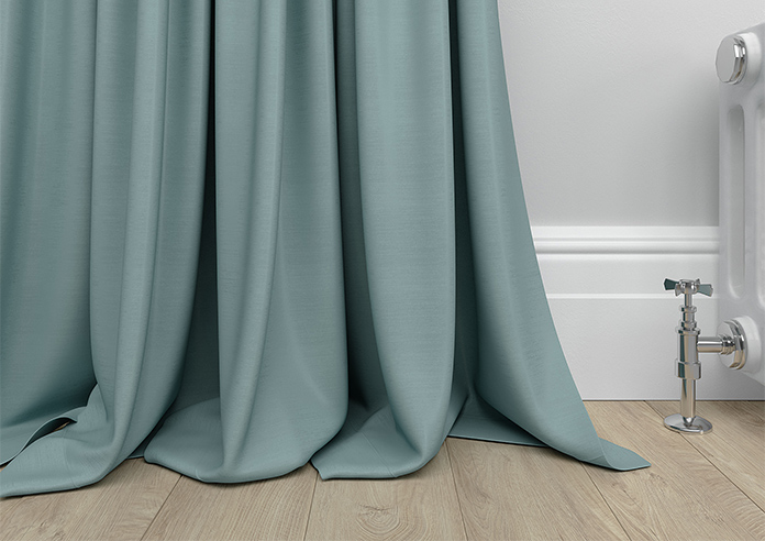 Shima Faux Silk, Azure - Made to Measure Curtains - Image 6
